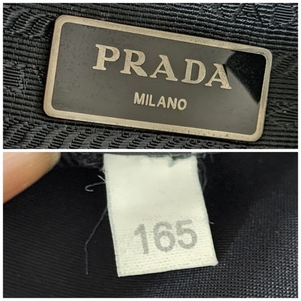 Authentic Prada Tessuto Crossbody Buckle Messenger Bag Black - Picture 4 of 15